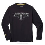 vaatteet Leatherman 1983 logolla varustettu pitkähihainen t-paita musta 8ZXZ88