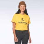 vaatteet Leatherman rintalogollinen lyhythihainen t-paita keltainen 8ZXZ105 - Image 2