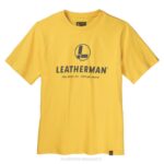 vaatteet Leatherman rintalogollinen lyhythihainen t-paita keltainen 8ZXZ105