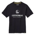 vaatteet Leatherman rintalogollinen lyhythihainen t-paita musta 8ZXZ106